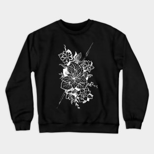 Flower doodle art Crewneck Sweatshirt